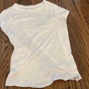 solid white t-shirt from target, size s